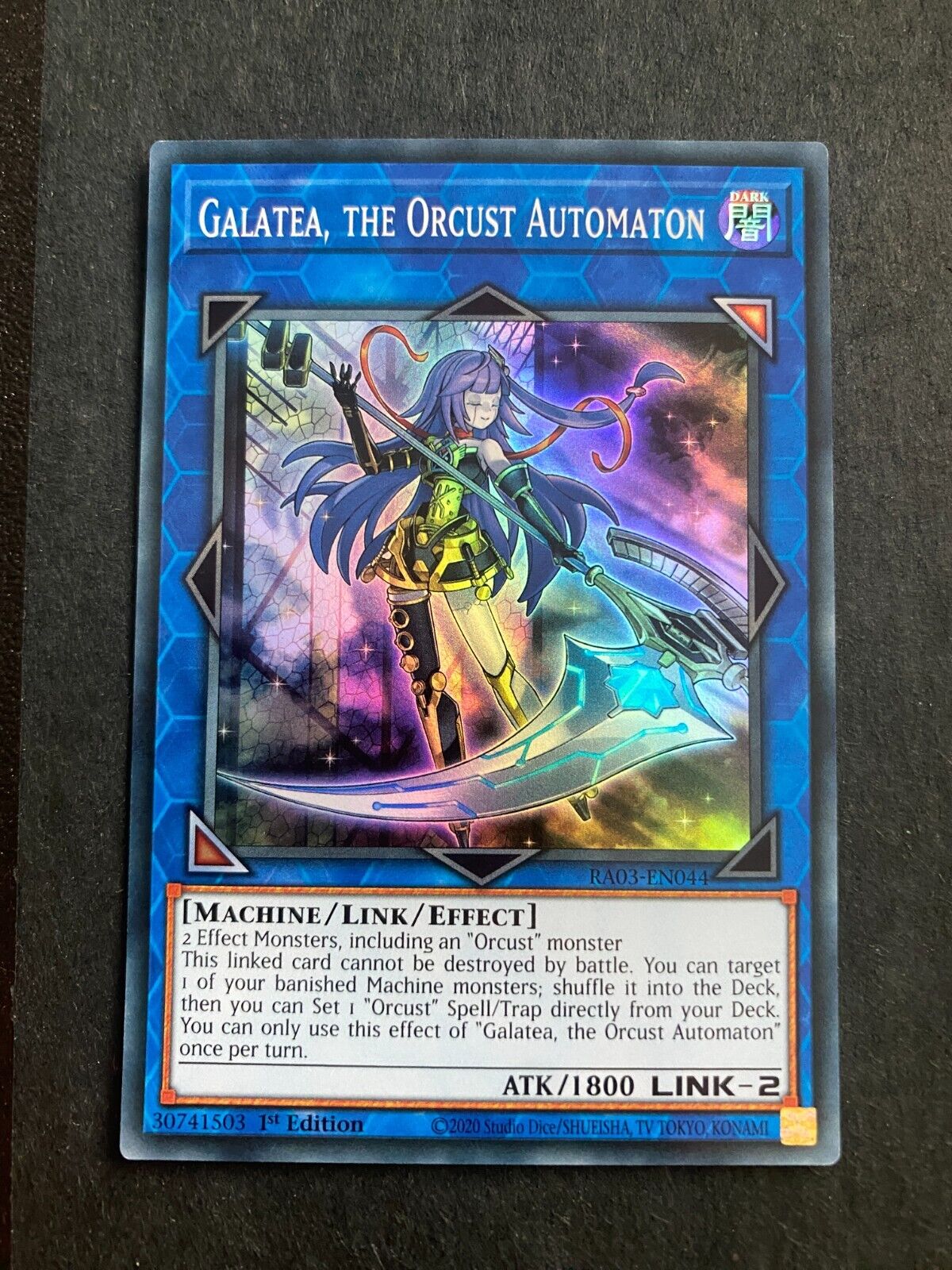 Yugioh Galatea, the Orcust Automaton RA03-EN044 Super Rare 1st Edition NM