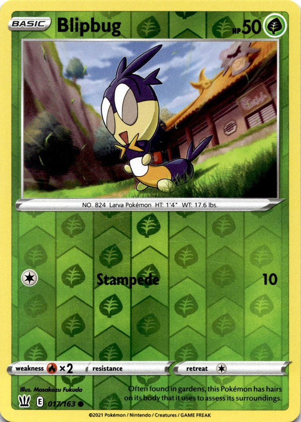 Pokemon Blipbug 017/163 Battle Styles Reverse Holo VLP/NM