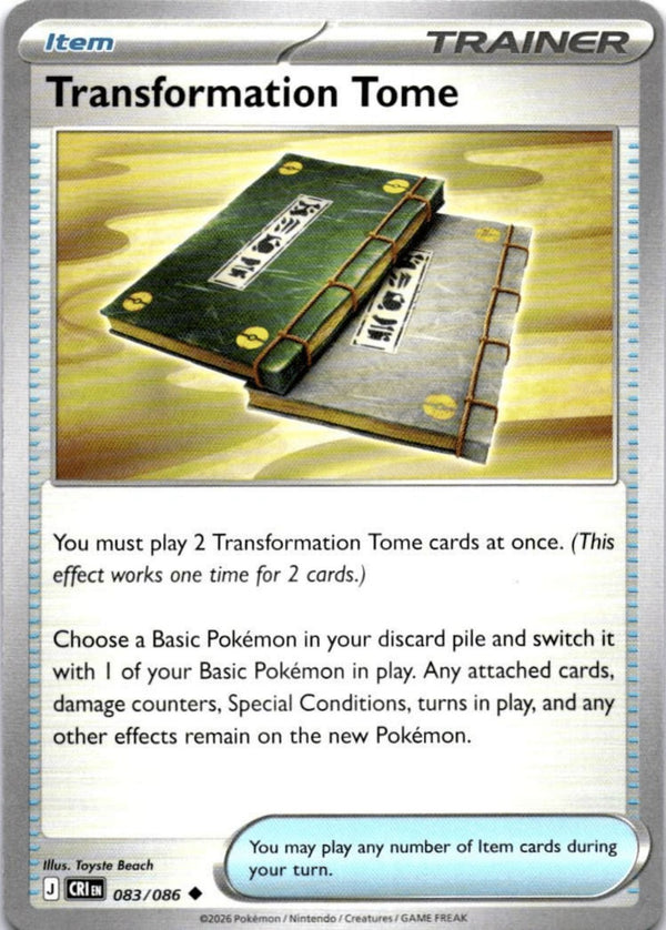 Pokemon Transformation Tome 083/086 Chaos Rising Non Holo NM