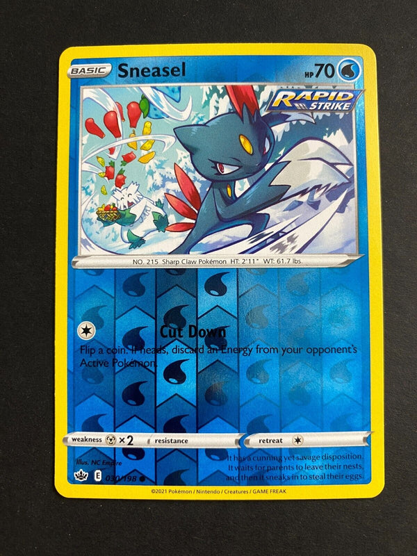 Pokemon Sneasel 030/198 Chilling Reign Reverse Holo NM