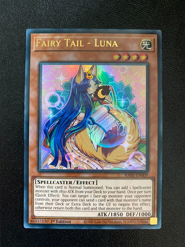 Yugioh Fairy Tail - Luna RA01-EN009 Ultra Rare 1st Edition NM