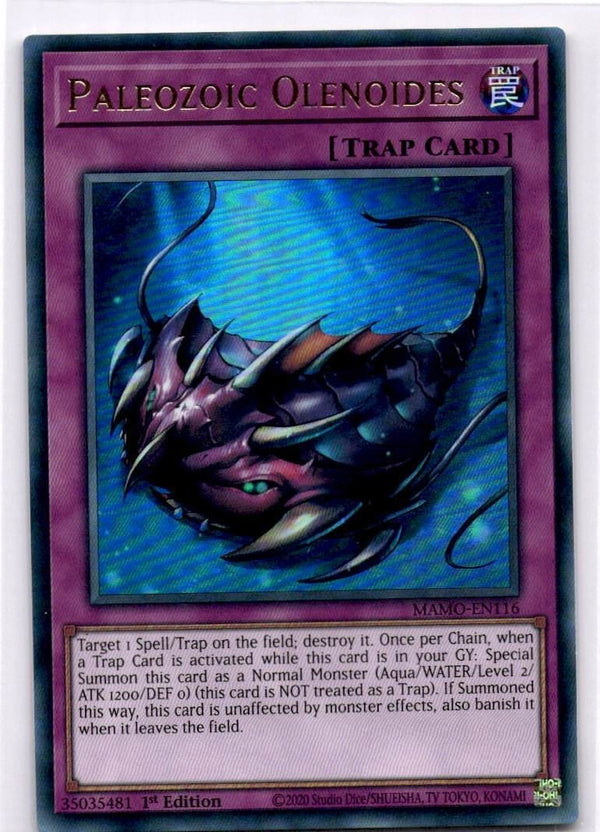Yugioh Paleozoic Olenoides MAMO-EN116 Ultra Rare 1st Edition NM