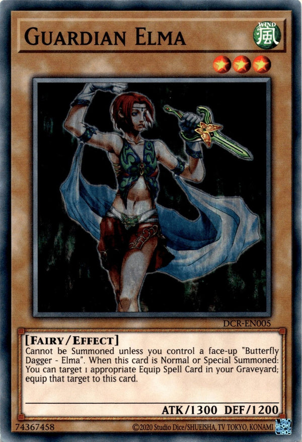 Yugioh Guardian Elma DCR-EN005 Common Unlimited Edition NM