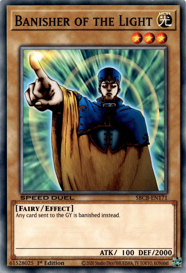 Yugioh Banisher of the Light SBCB-EN171 Speed Duel Common 1st Edition NM