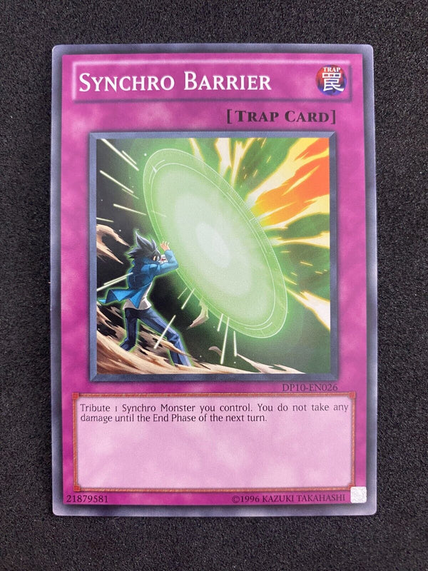 Yugioh Synchro Barrier DP10-EN026 Unlimited Common NM