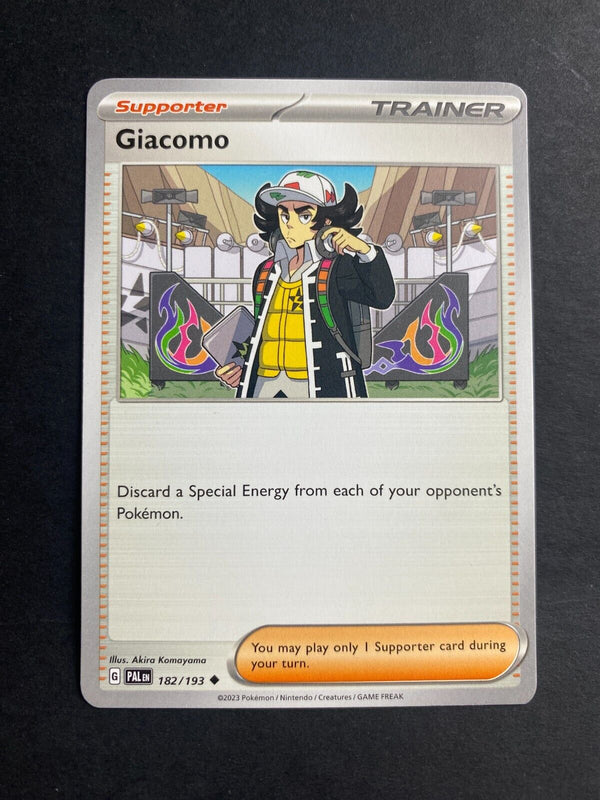 Pokemon Giacomo 182/193 Paldea Evolved Non Holo NM