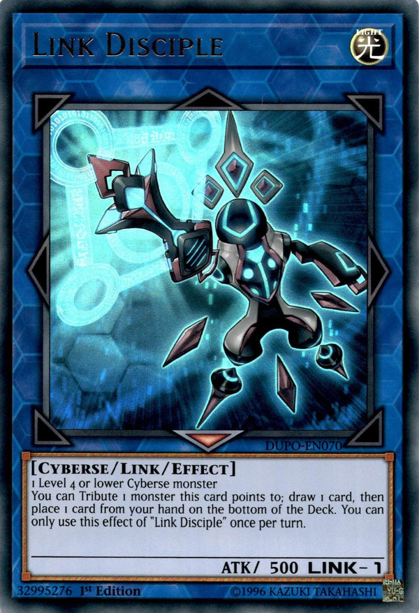 Yugioh Link Disciple DUPO-EN070 Ultra Rare 1st Edition NM