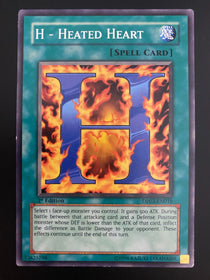 Yugioh H - Heated Heart DP03-EN016 1st Edition Common LP