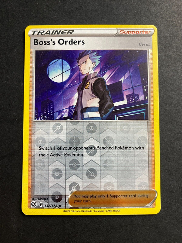 Pokemon Boss's Orders 132/172 Brilliant Stars Reverse Holo NM