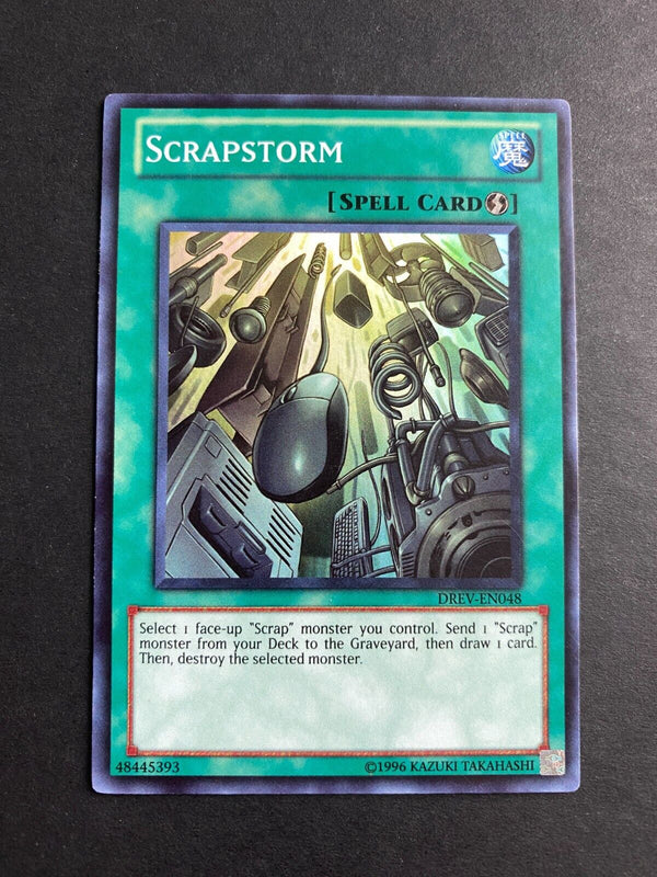Yugioh Scrapstorm DREV-EN48 Super Rare Unlimited Edition VLP/NM