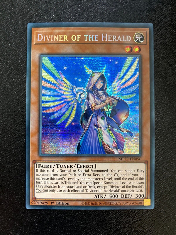 Yugioh Diviner of the Herald MP22-EN056 Secret Rare 1st Edition NM