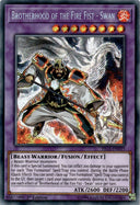 Yugioh Brotherhood of the Fire Fist - Swan FIGA-EN015 Secret Rare 1st Edition LP