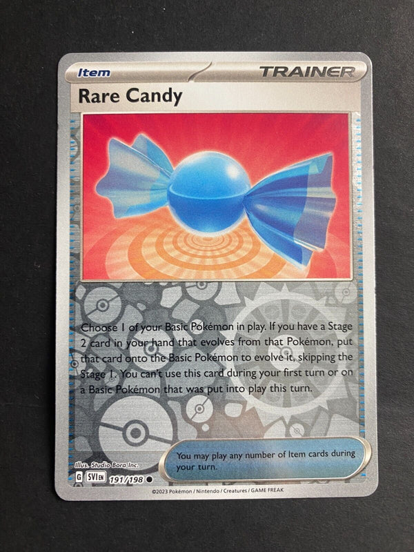 Pokemon Rare Candy 191/198 Scarlet Violet Base Reverse Holo NM