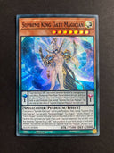 Yugioh Supreme King Gate Magician AGOV-EN001 Super Rare 1st Edition VLP/NM