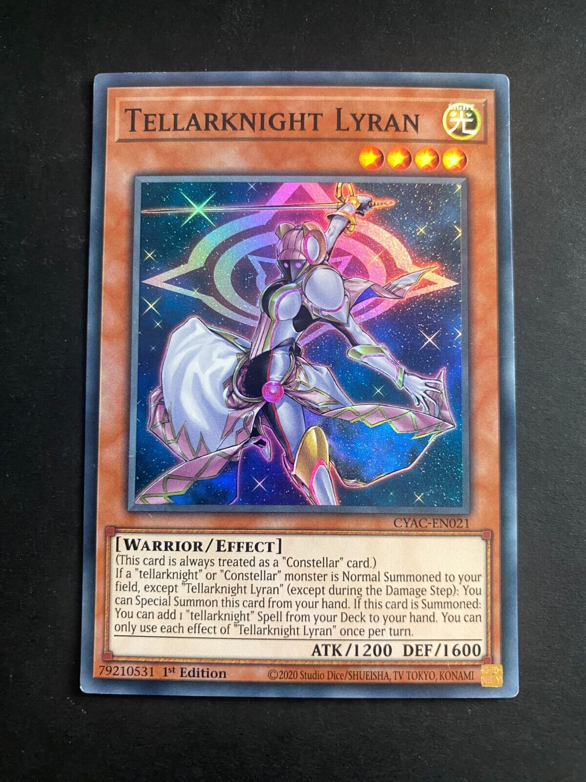 Yugioh Tellarknight Lyran CYAC-EN021 Super Rare 1st Edition NM