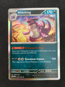 Pokemon Nidoking 034/165 Scarlet Violet Holo NM