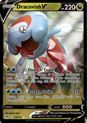 Pokemon Dracovish V 114/172 Brilliant Stars Full Art Holo NM