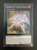 Yugioh Number 39: Utopia Rising MAZE-EN021 Super Rare 1st Edition NM/MINT