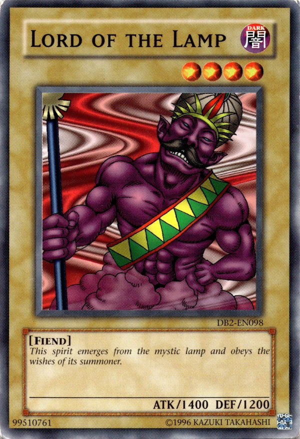 Yugioh Lord of the Lamp DB2-EN098 Common Unlimited Edition MP