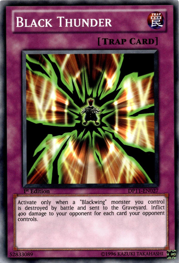 Yugioh Black Thunder DP11-EN027 Common 1st Edition NM