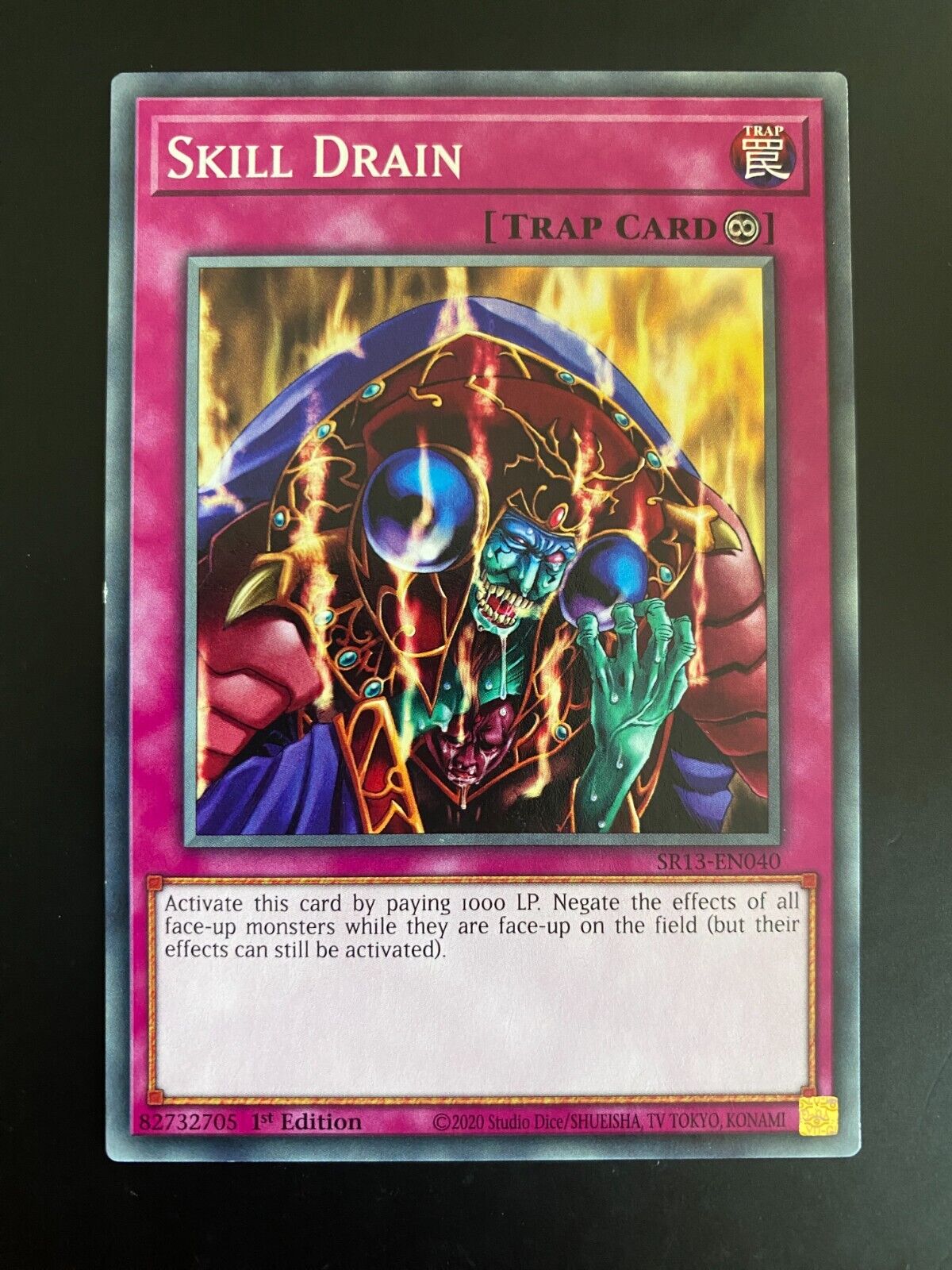 Yugioh Skill Drain SR13-EN040 Common 1st Edition VLP/NM