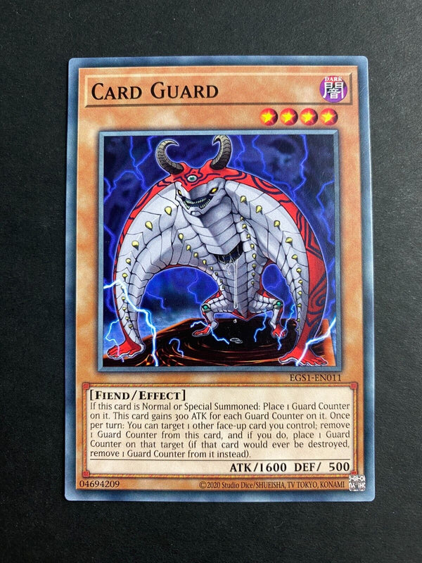 Yugioh Card Guard EGS1-EN011 Common 1st Edition NM
