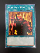 Yugioh Raise Body Heat (Spell) LOB-EN097 Unlimited Edition Common NM/MINT