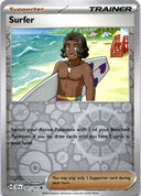 Pokemon Surfer 187/191 Surging Sparks Reverse Holo NM