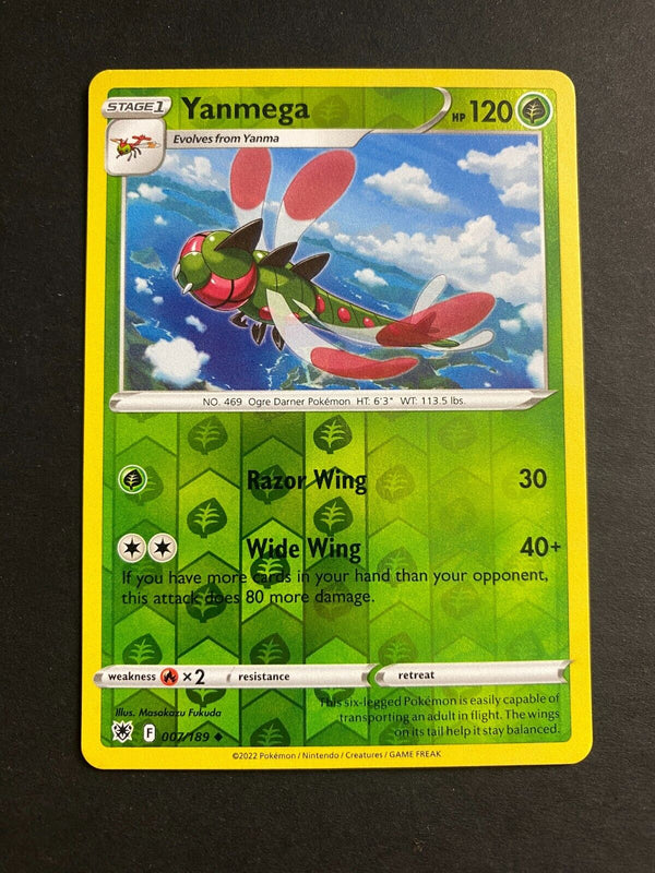 Pokemon Yanmega 007/189 Astral Radiance Reverse Holo VLP/NM