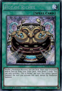 Yugioh Pot of Riches MP15-EN233 Secret Rare 1st Edition MP