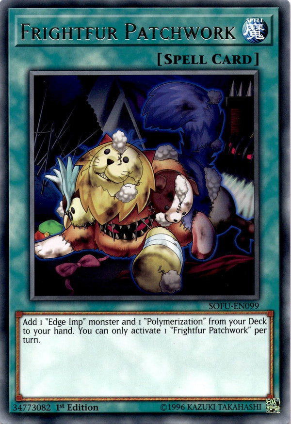 Yugioh Frightfur Patchwork SOFU-EN099 Rare 1st Edition NM