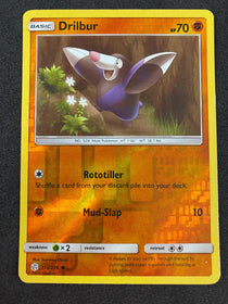 Pokemon Drilbur 114/236 Cosmic Eclipse Reverse Holo LP