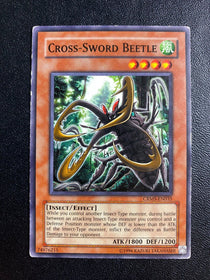 Yugioh Cross-Sword Beetle CRMS-EN035 Common Unlimited Edition HP