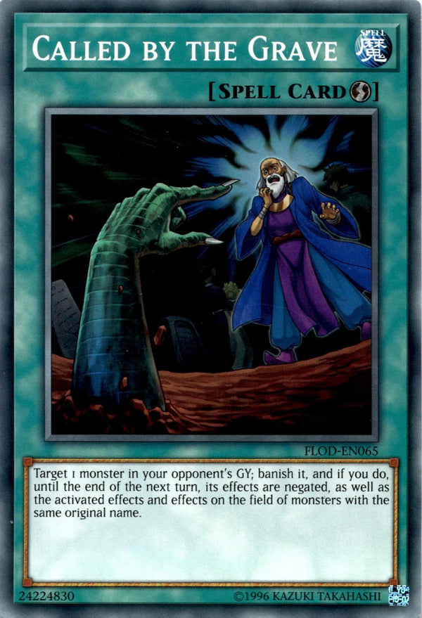 Yugioh Called by the Grave FLOD-EN065 Common 1st Edition NM