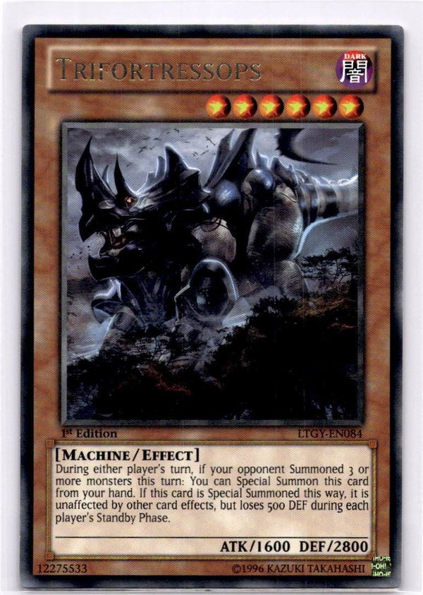 Yugioh Trifortressops LTGY-EN084 Rare 1st Edition VLP/NM