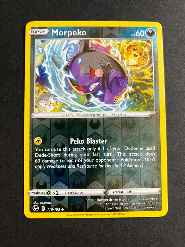 Pokemon Morpeko 116/195 Silver Tempest Reverse Holo NM