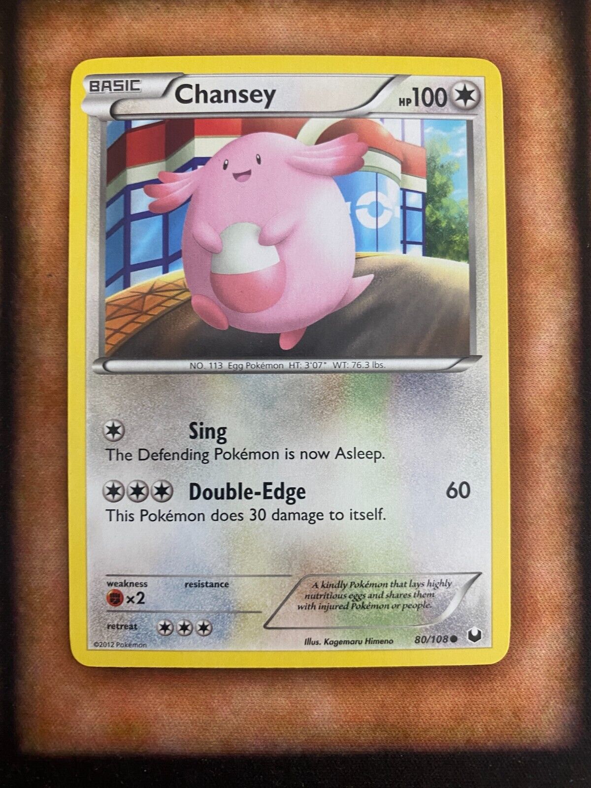 Pokemon Chansey 80/108 Dark Explorers Non Holo NM/MINT