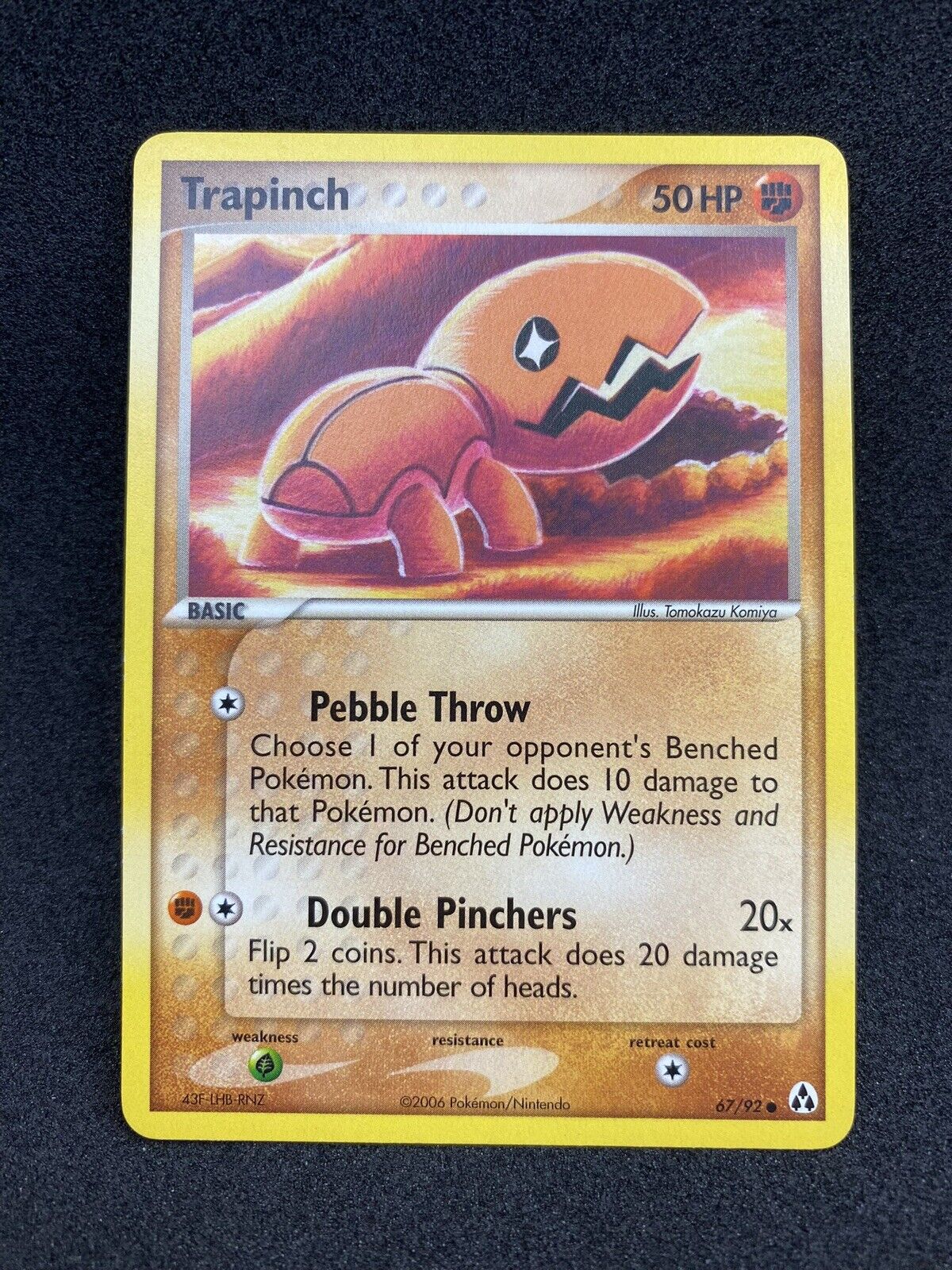 Pokemon Trapinch 67/92 Common Ex Legend Maker VLP-NM