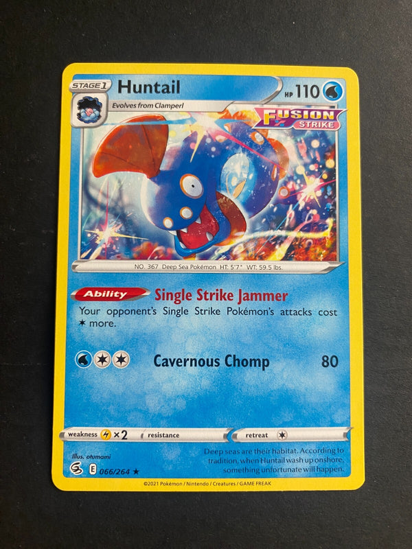 Pokemon Huntail 066/264 Fusion Strikes Rare Non Holo NM