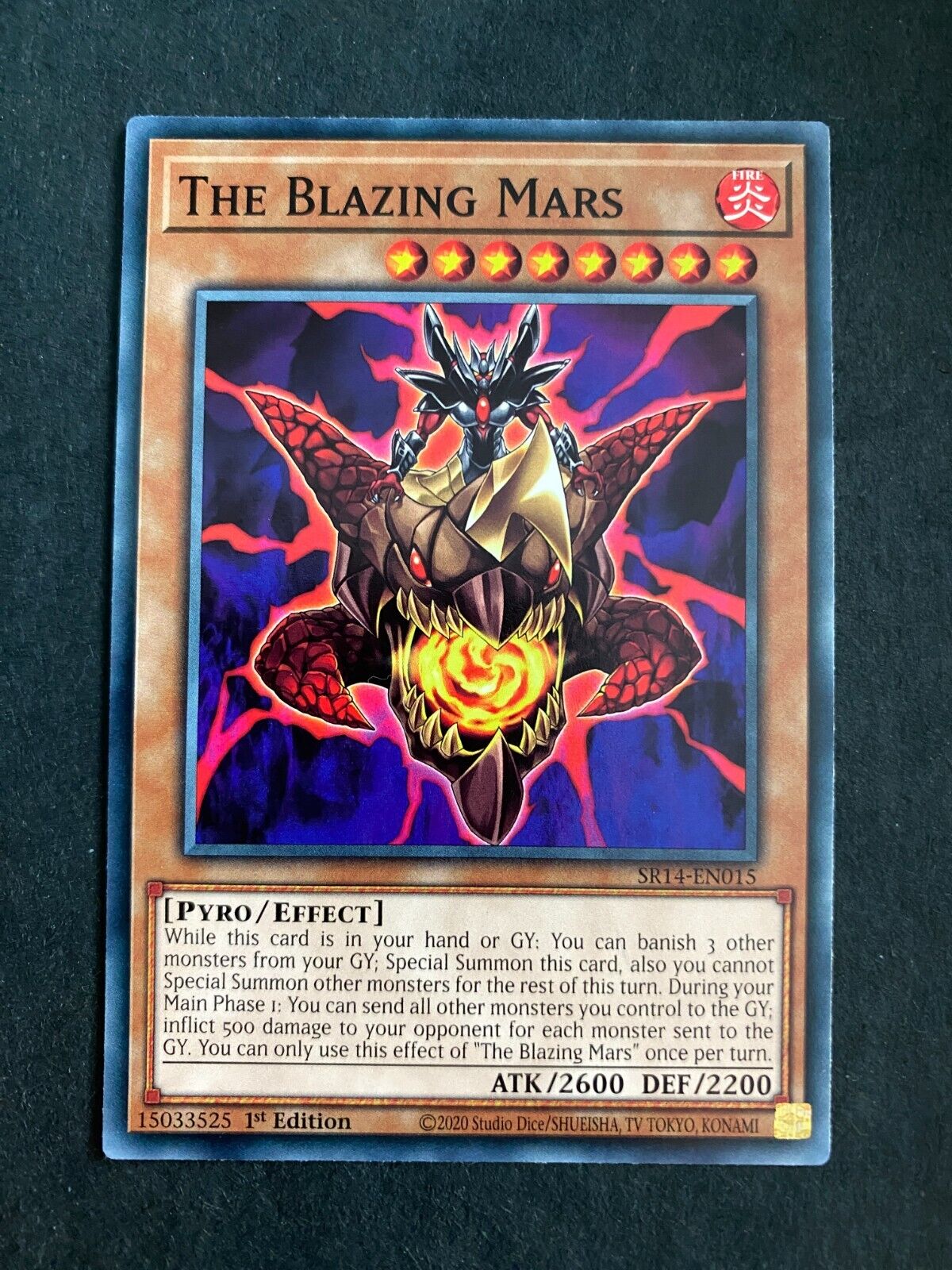 Yugioh The Blazing Mars SR14-EN015 Common 1st Edition NM