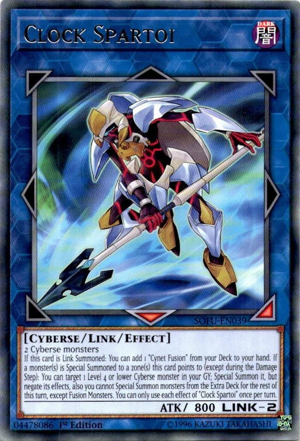 Yugioh Clock Spartoi SOFU-EN039 Rare 1st Edition NM
