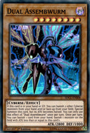 Yugioh Dual Assembwurm SDCL-EN008 Super Rare 1st Edition NM