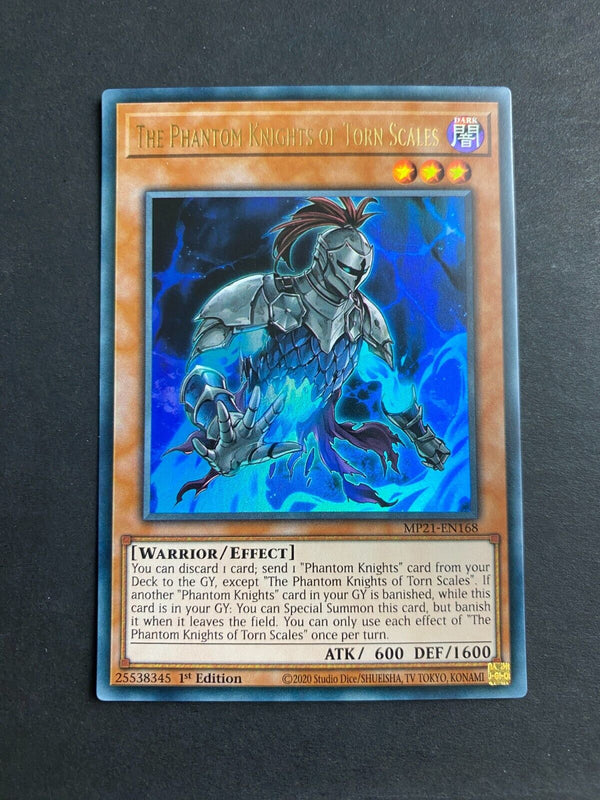 Yugioh The Phantom Knights of Torn Scales MP21-EN168 Ultra Rare 1st Edition NM