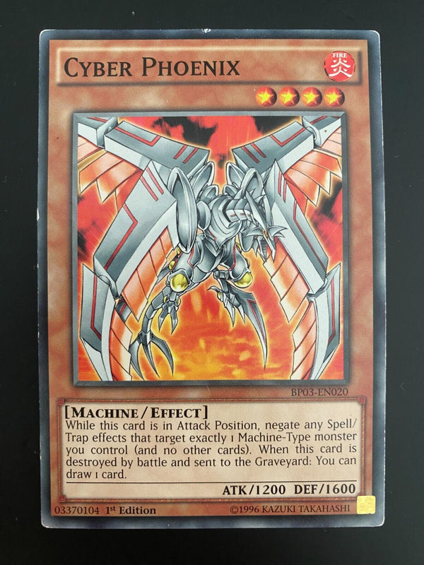 Yugioh Cyber Phoenix BP03-EN020 1st Edition Common HP