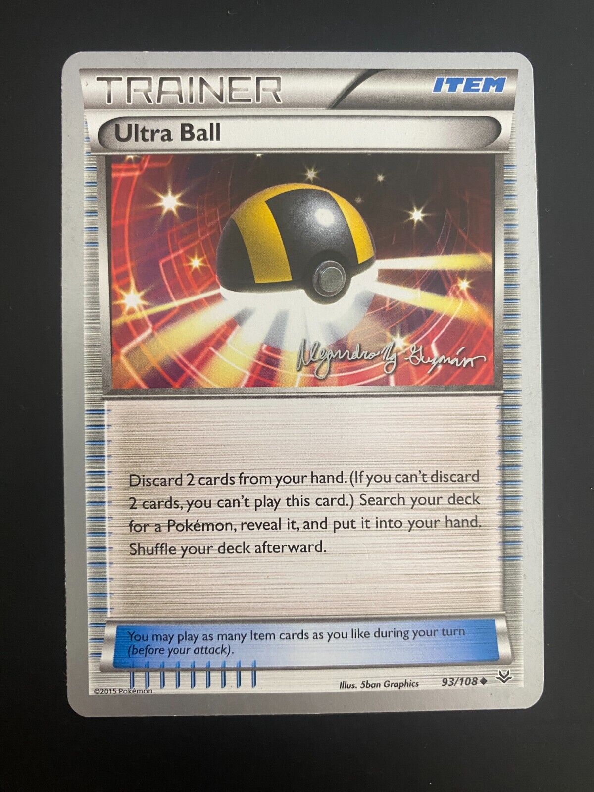 Pokemon Ultra Ball 93/108 2015 World Championships Roaring Skies LP