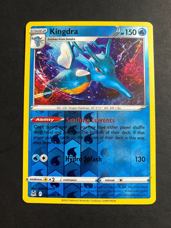Pokemon Kingdra 037/196 Lost Origin Reverse Holo NM