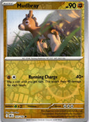 Pokemon Mudbray 107/182 Destined Rivals Reverse Holo NM