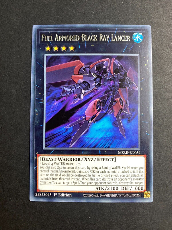 Yugioh Full Armored Black Ray Lancer MZMI-EN054 Rare 1st Edition VLP/NM