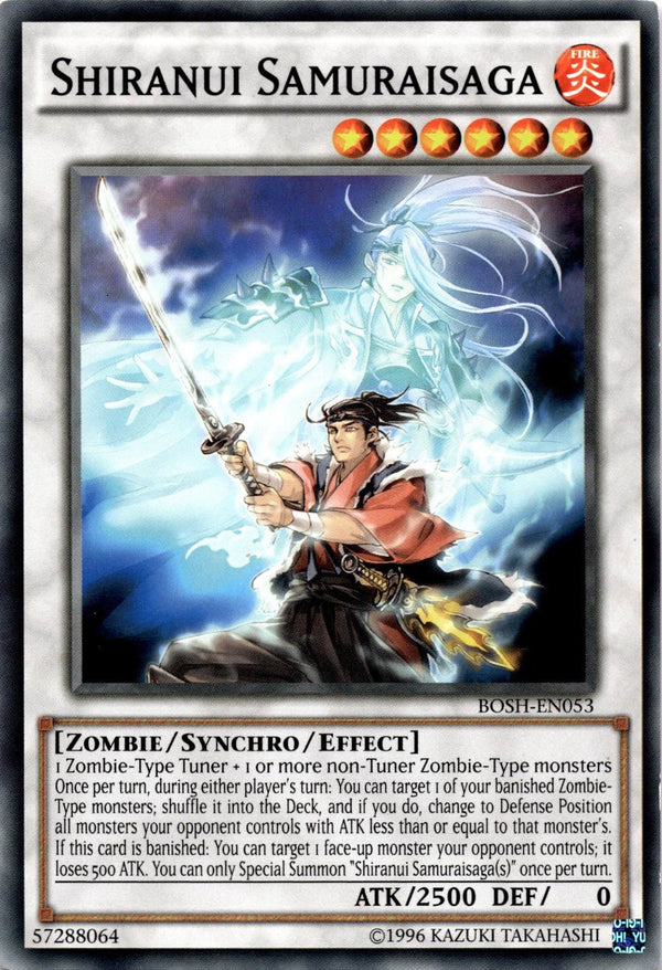 Yugioh Shiranui Samuraisaga BOSH-EN053 Common Unlimited Edition LP