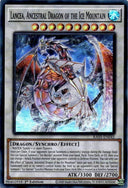 Yugioh Lancea, Ancestral Dragon of the Ice Mountain RA05-EN045 NA Print SR NM